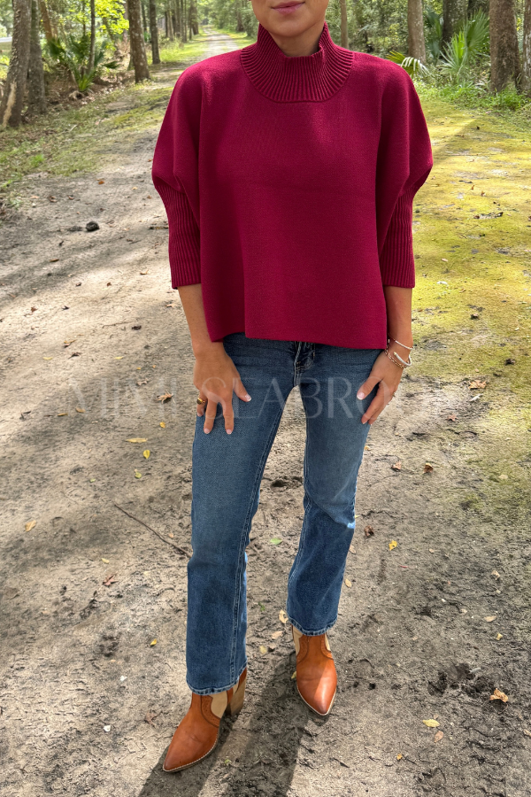 Sophia Sweater, bordeaux