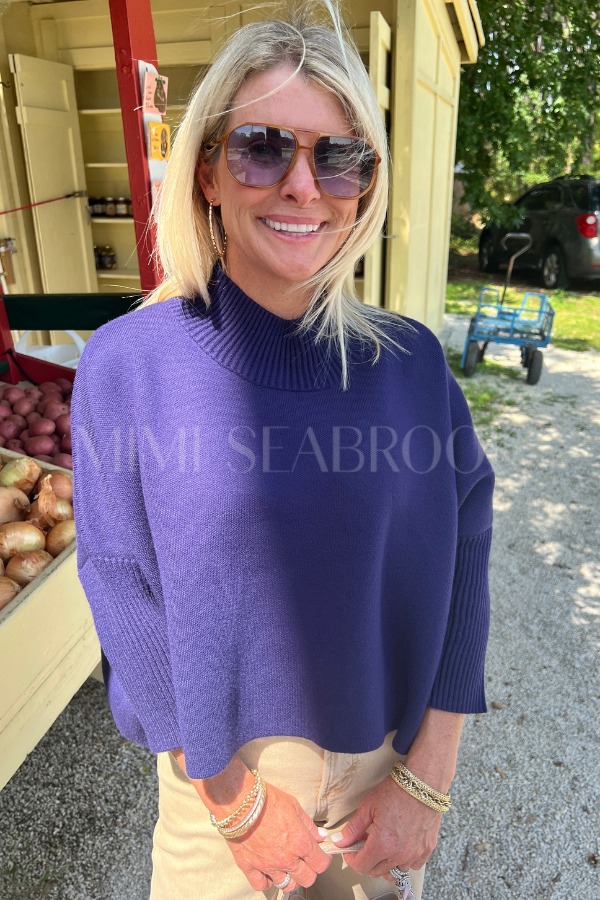 Sophia Sweater, navy by Briton Court