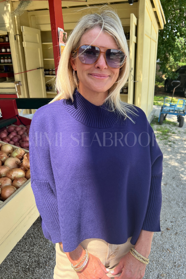 Sophia Sweater, navy by Briton Court