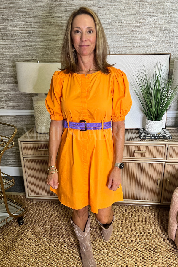 Spirit dress, tiger print