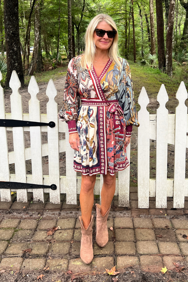 Stained Glass Beauty Scarves Mini Dress by Farm Rio