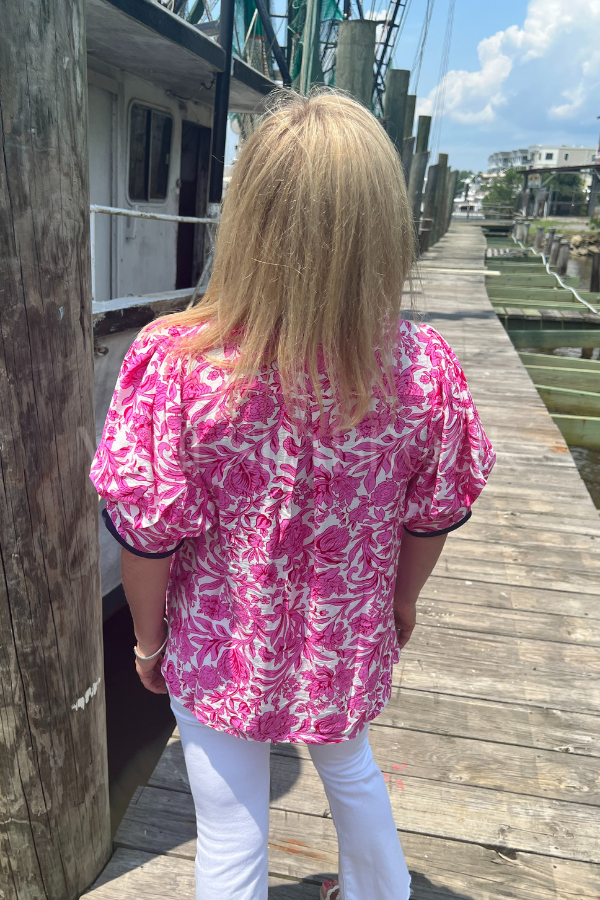 Statham top, pink