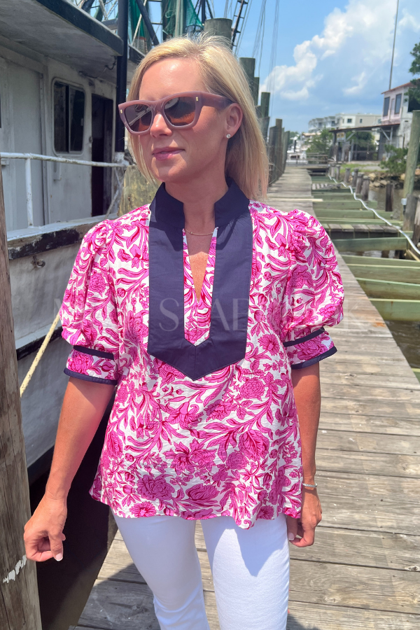 Statham top, pink