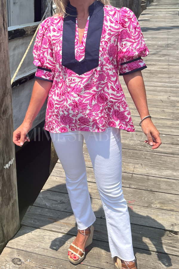 Statham top, pink