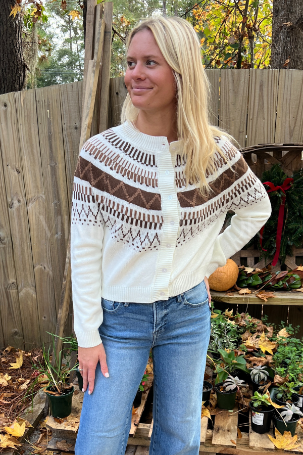 Strickland cardigan sweater
