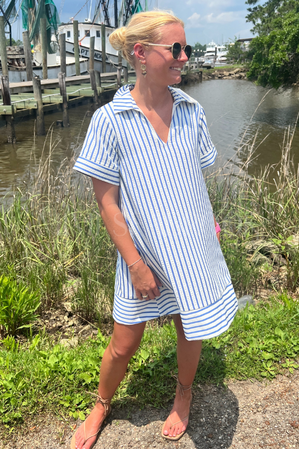Sunnyside dress, blue