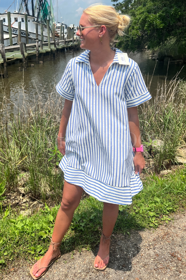 Sunnyside dress, blue