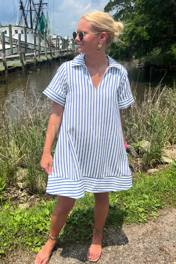 Sunnyside dress, blue