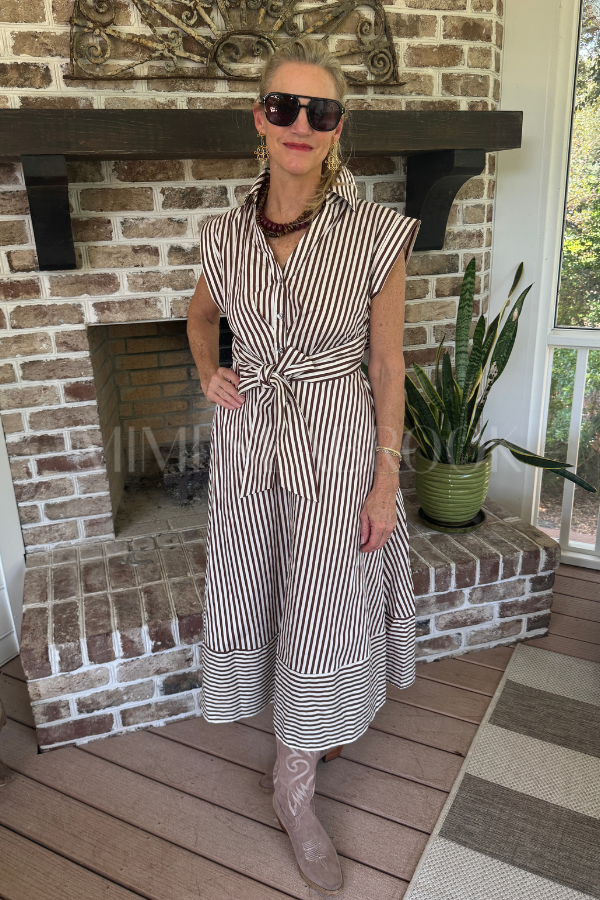 Sylvan dress, brown