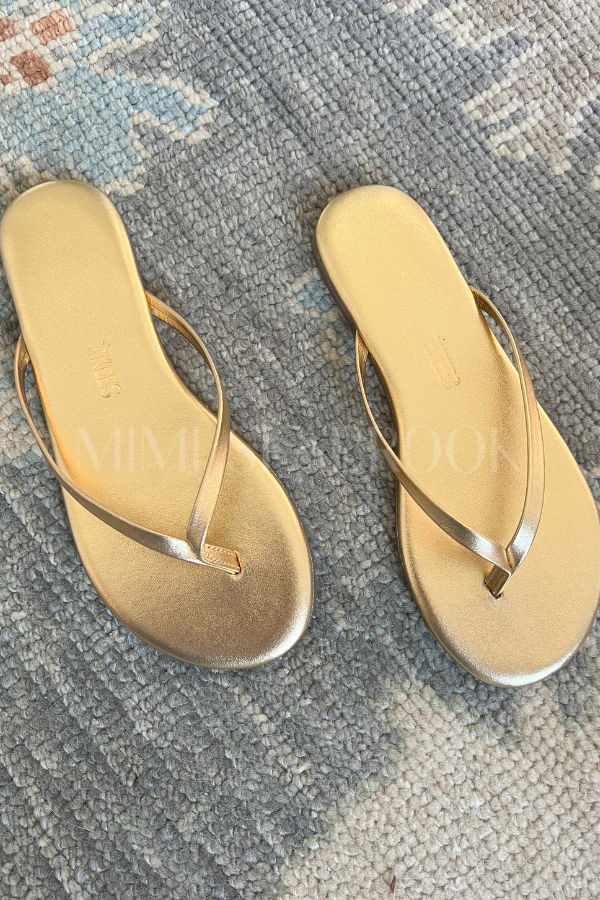 TKEEs Metallics Flip Flops