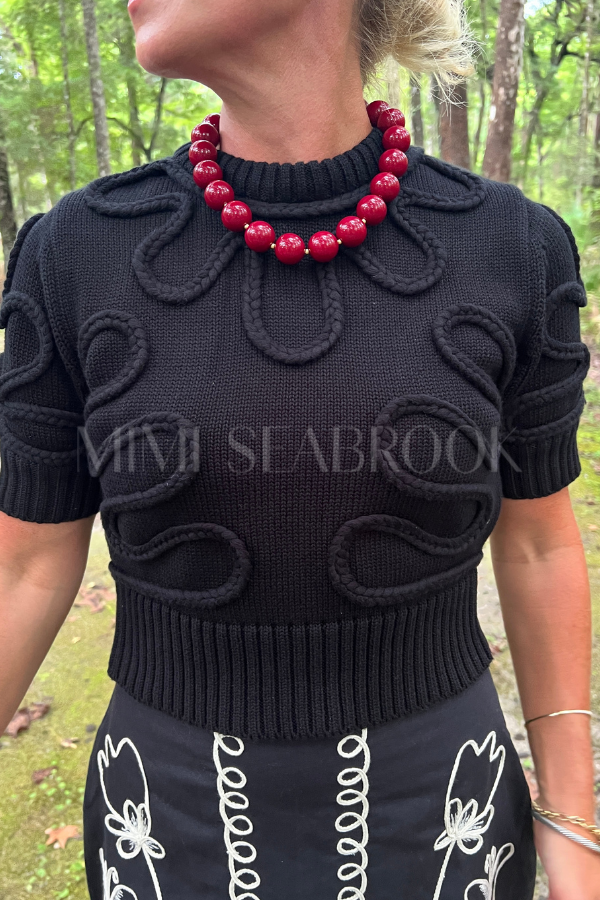 Tammy Sweater, Black by Cleobella