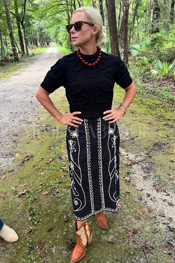 Tammy Sweater, Black by Cleobella