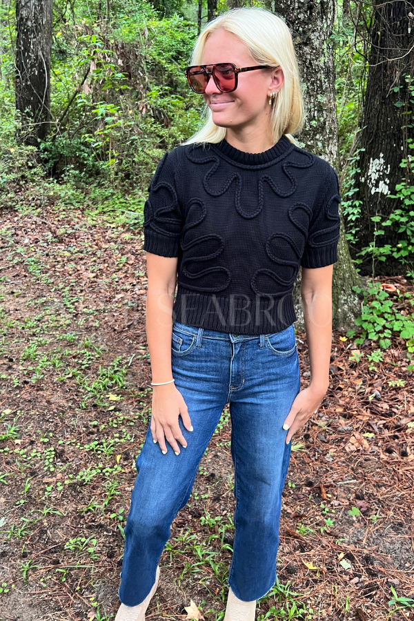 Tammy Sweater, Black by Cleobella