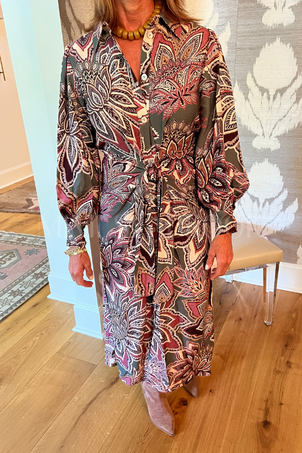 Tapestry Flowers Midi Dress by Farm Rio