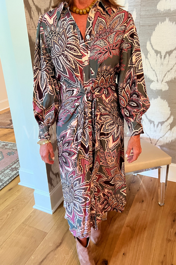 Tapestry Flowers Midi Dress by Farm Rio