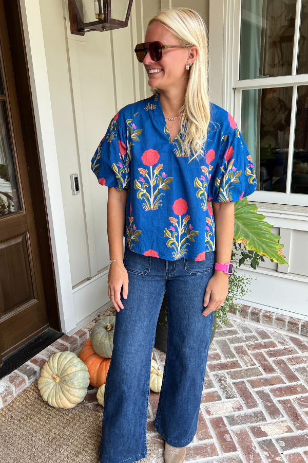 Tara floral top