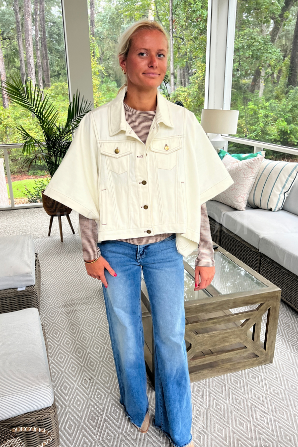 Tessa jacket, ecru