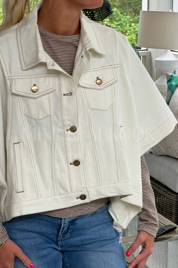 Tessa jacket, ecru