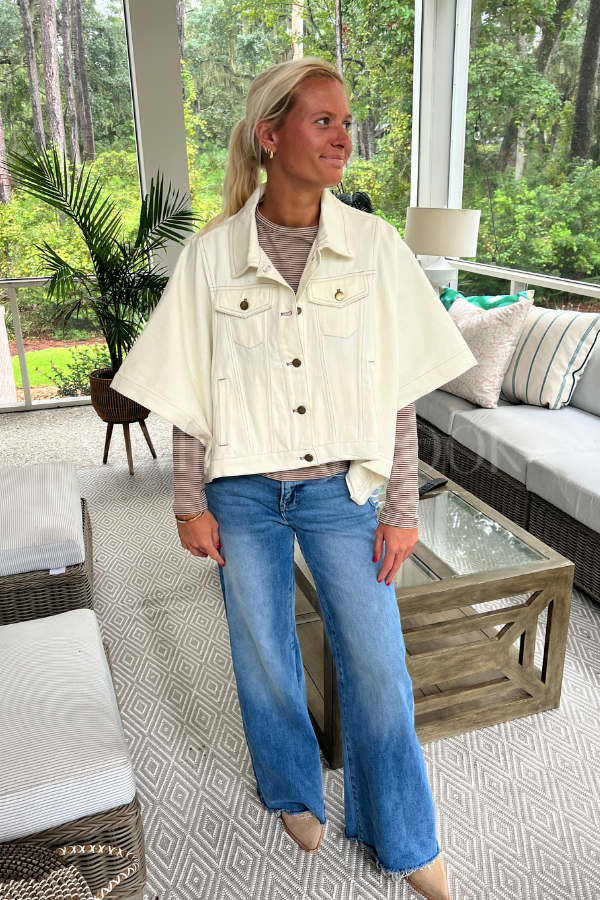 Tessa jacket, ecru
