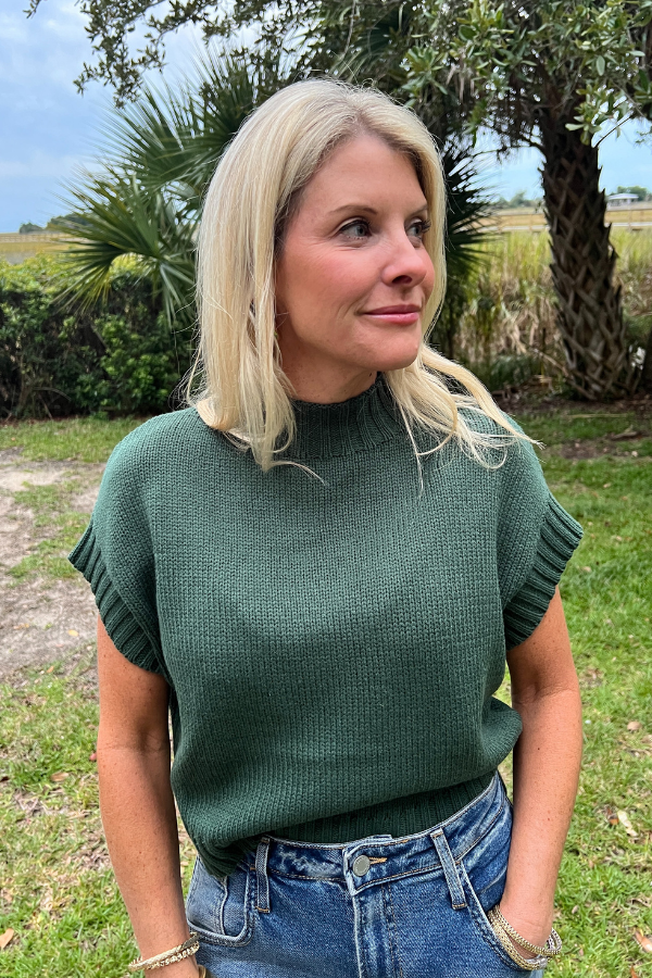 Thea sweater, emerald