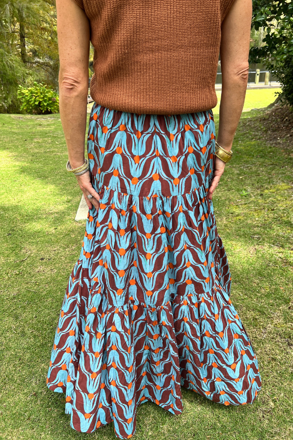 Tiered Maxi Skirt by Oliphant