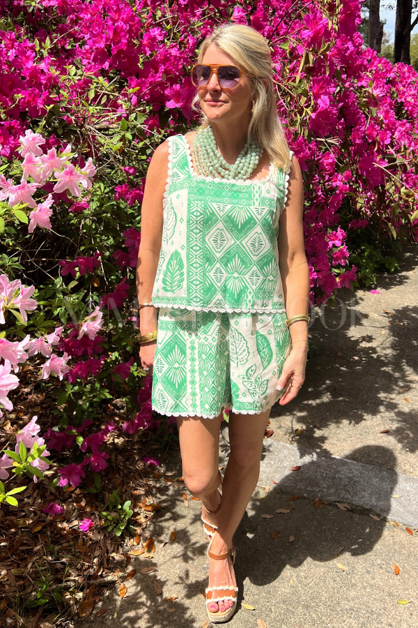 Turner top and shorts set