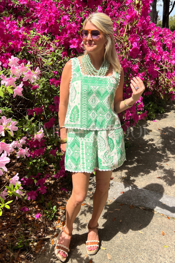Turner top and shorts set