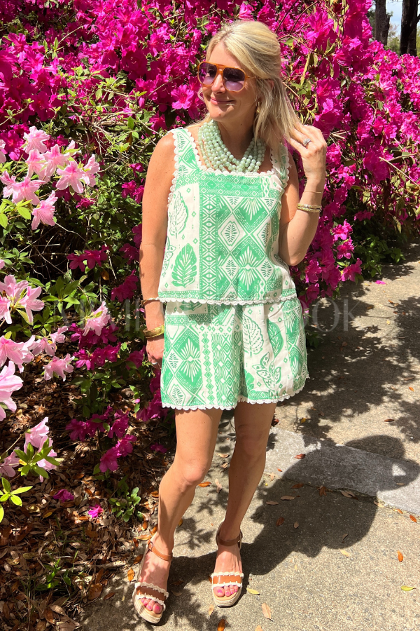 Turner top and shorts set