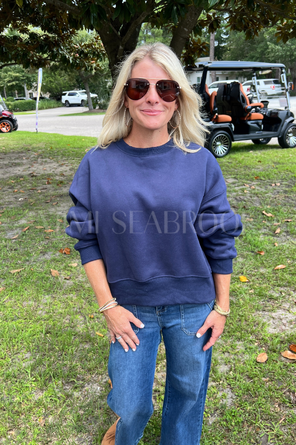 Veda sweatshirt, navy