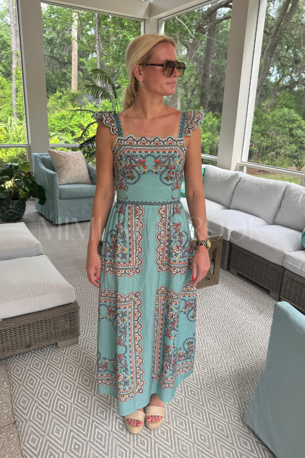 Veronique Ankle Dress, Bleura by Cleobella