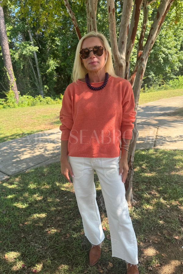Vivien sweater, orange