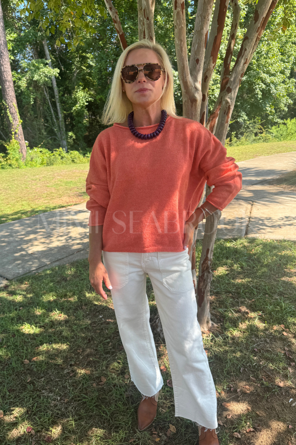 Vivien sweater, orange