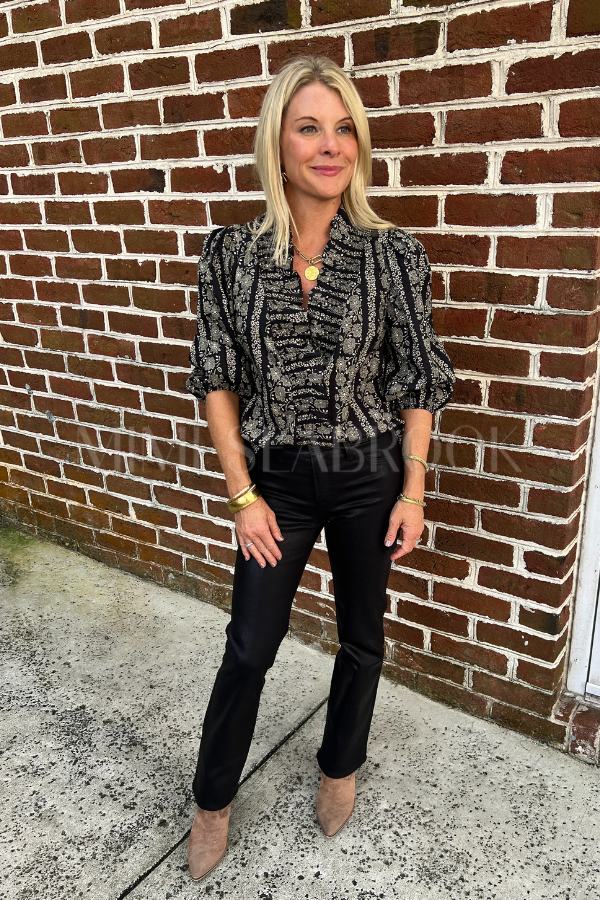 Vivienne top, black