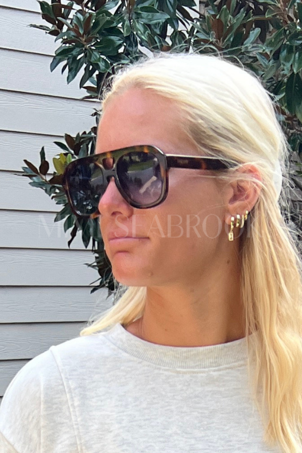 Voyager Sunglasses, tortoise/blue by Freyrs