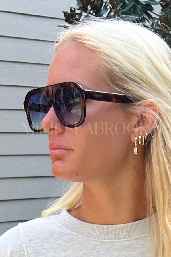 Voyager Sunglasses, tortoise/blue by Freyrs