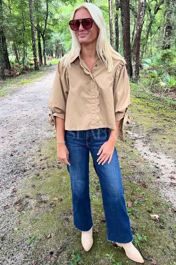 Warren top, camel