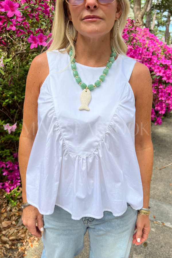 Wellesley top, off white