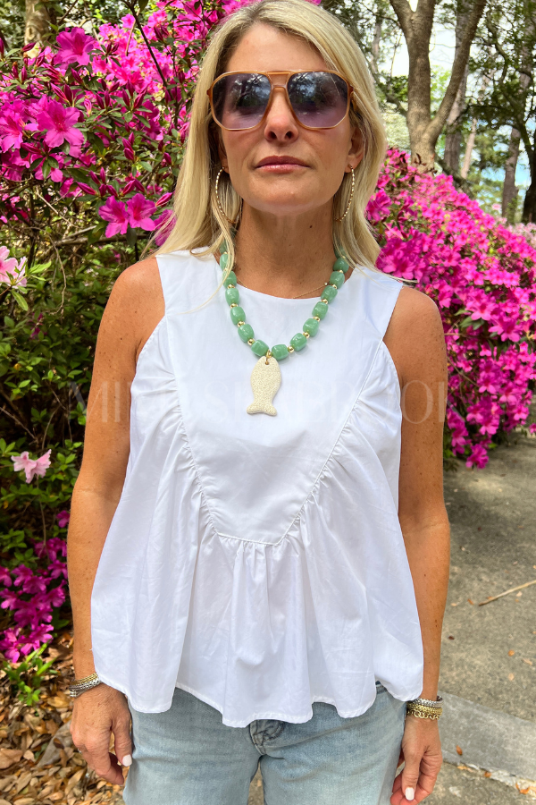 Wellesley top, off white