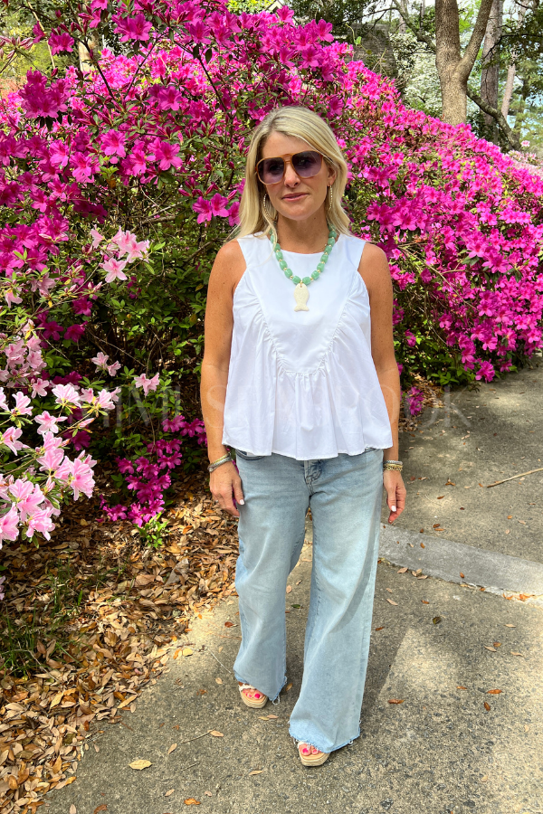 Wellesley top, off white