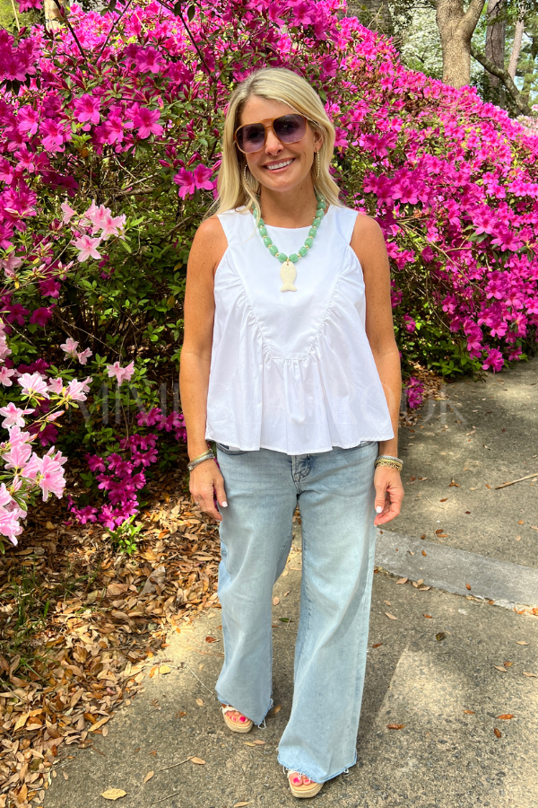 Wellesley top, off white