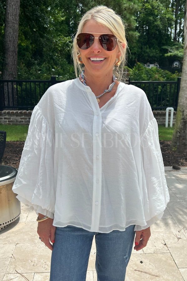 Wendy top, white