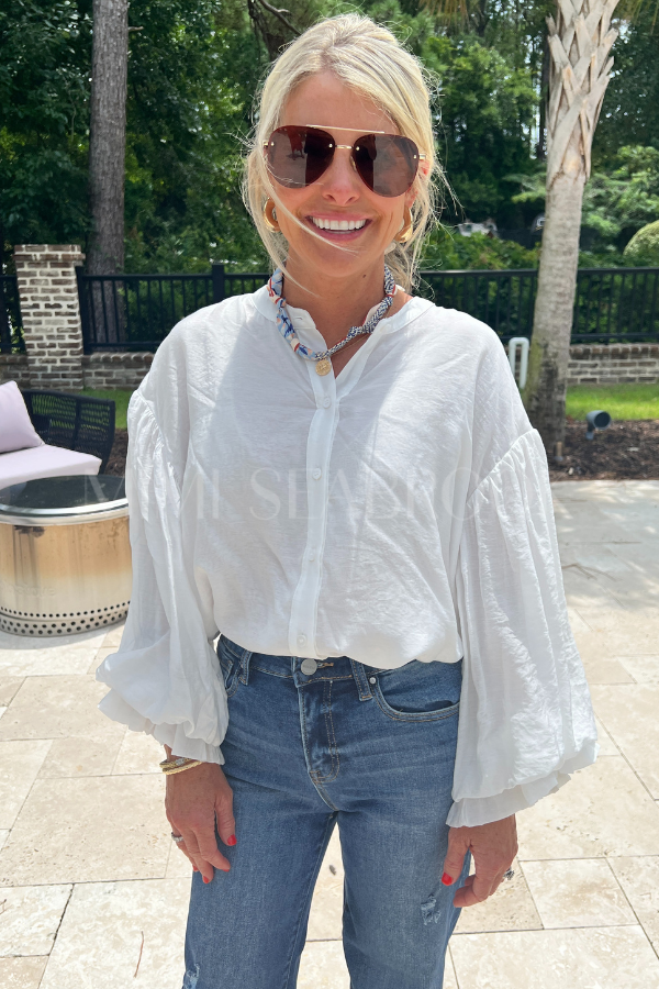 Wendy top, white