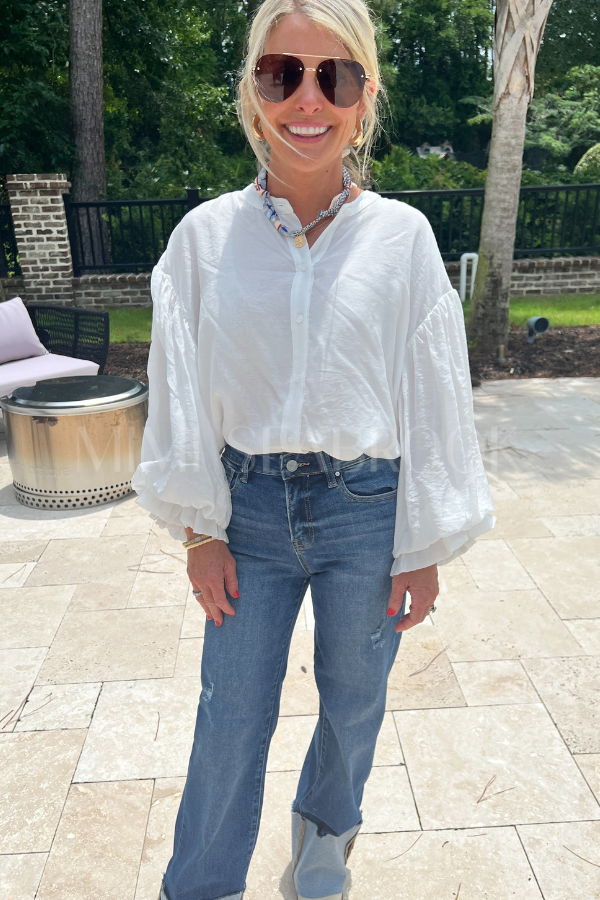 Wendy top, white