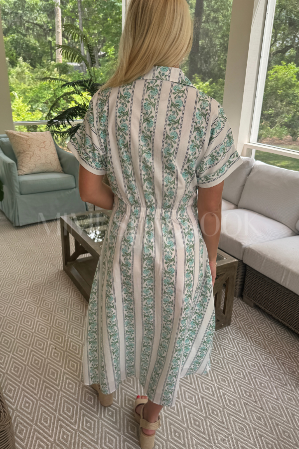 Wentworth dress, green