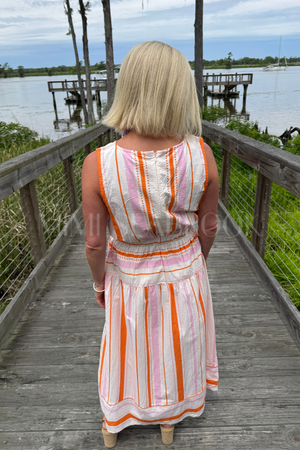 Whitby dress, pink