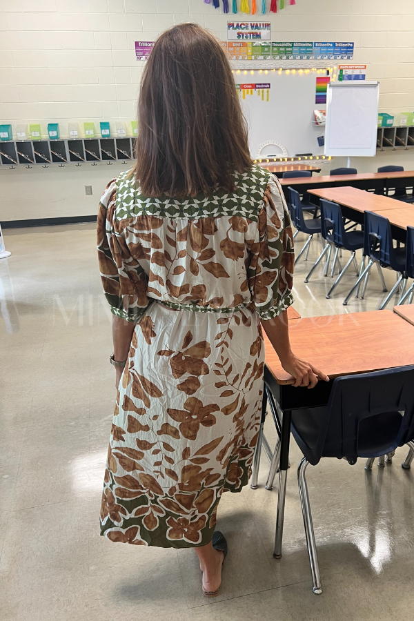 Whitmire dress, camel
