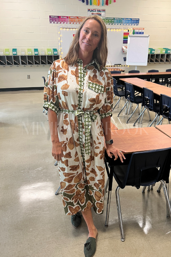 Whitmire dress, camel