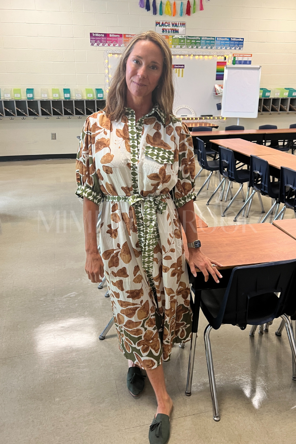 Whitmire dress, camel