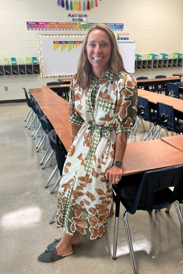 Whitmire dress, camel