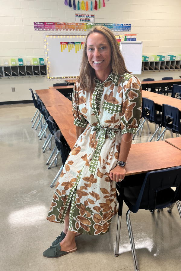 Whitmire dress, camel